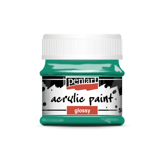 Acrylic paint glossy 50 ml turquoise