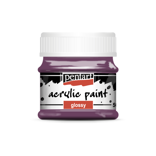 Acrylic paint glossy 50 ml Purple