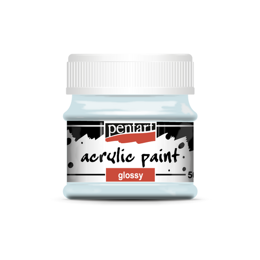 Acrylic paint glossy 50 ml ice blue