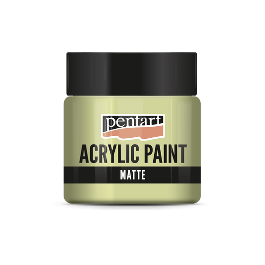 Acrylic paint matte Vintage Yellow