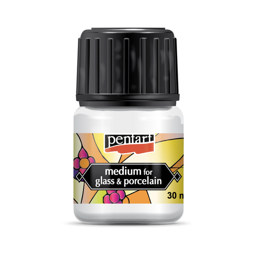 Glass and porcelain paint medium 30 ml