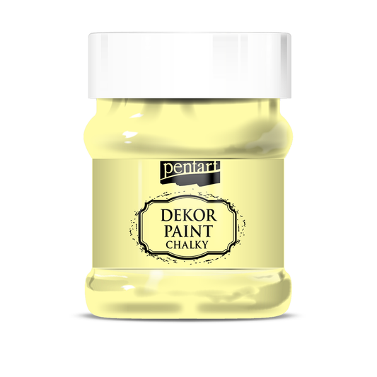 Dekor paint chalky 230 ml yellow