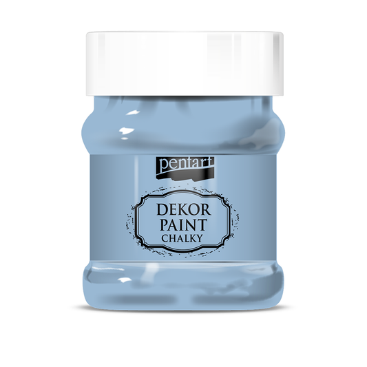 Dekor paint chalky 230 ml flax-blue
