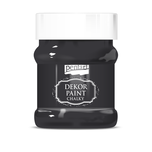 Dekor paint chalky 230 ml black