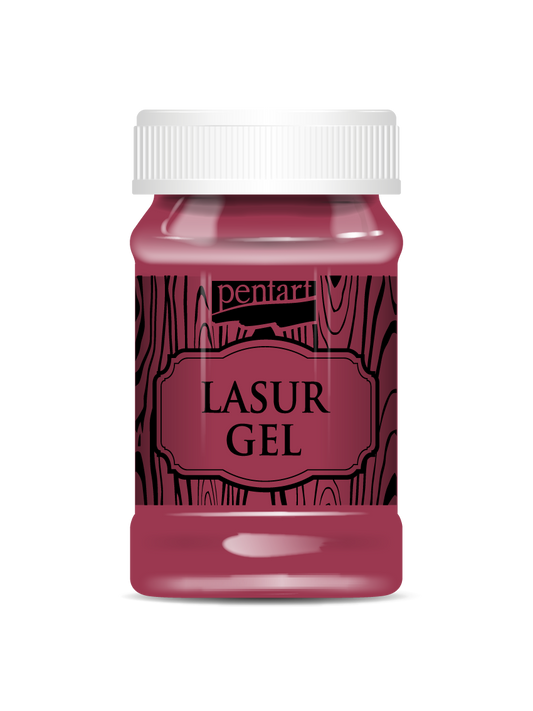 Lasur gel 100 ml red