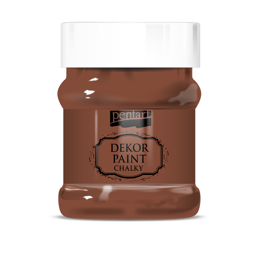 Dekor paint chalky 230 ml brown