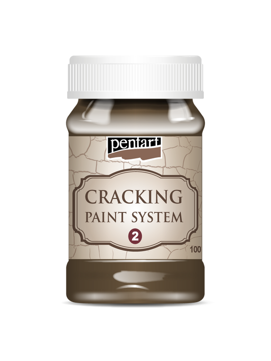 Cracking Paint Component 2. 100 ml brown