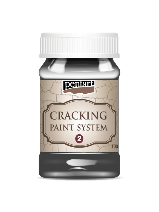 Cracking Paint Component 2. 100 ml graphite