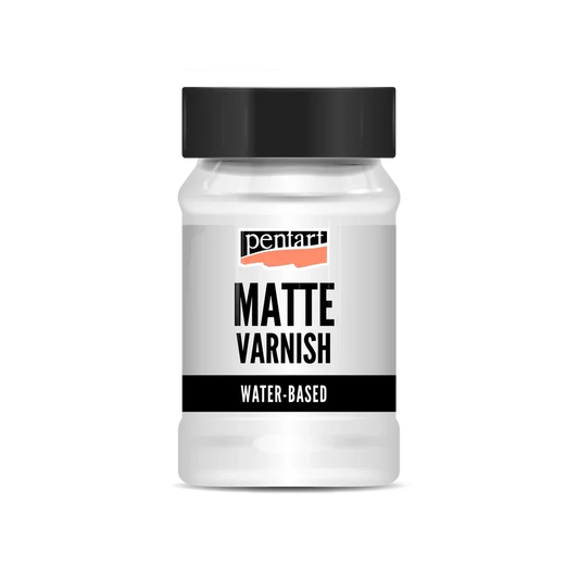 Matte varnish, water based