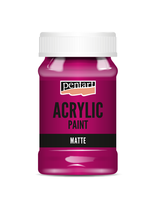 Acrylic paint matte Magenta