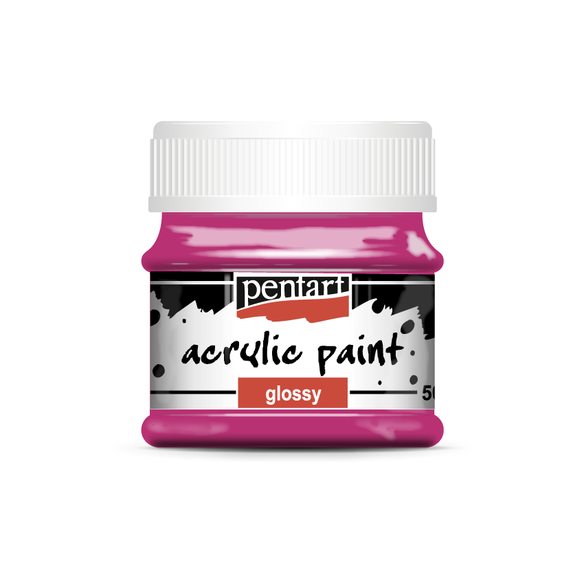Acrylic paint glossy 50 ml magenta