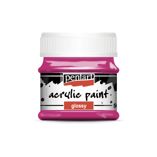Acrylic paint glossy 50 ml magenta