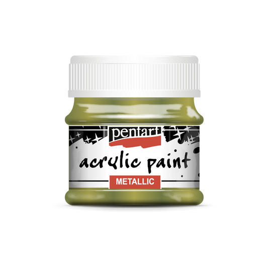 Acrylic paint metallic 50 ml golden touch
