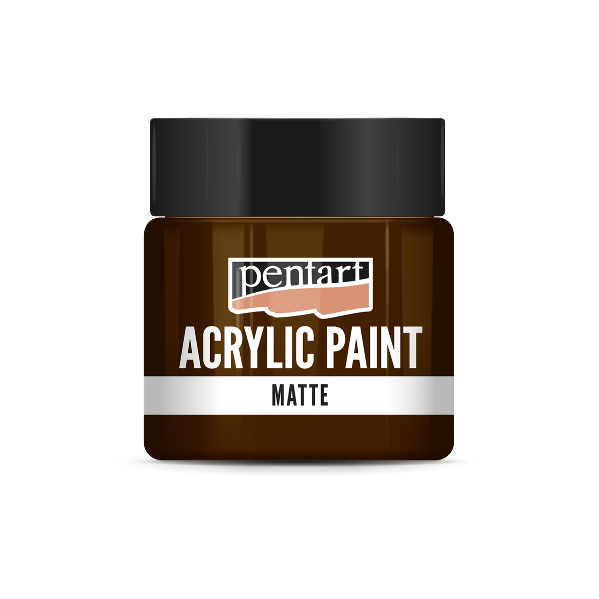 Acrylic paint matte Reddish-brown