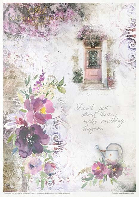 ITD Collection Rice Paper Pack of 11 Garden of Dreams