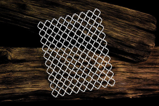 Snipart Chipboard Background - Trellis Ornament