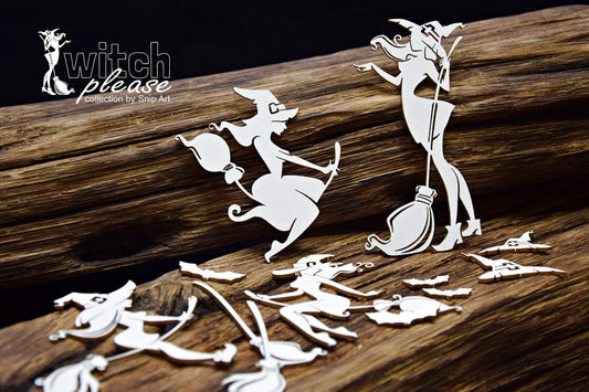 Snipart Witch Please Witches Set Chipboard