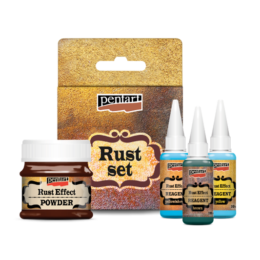 Rust Effect Set, 4 pc Natural Rust
