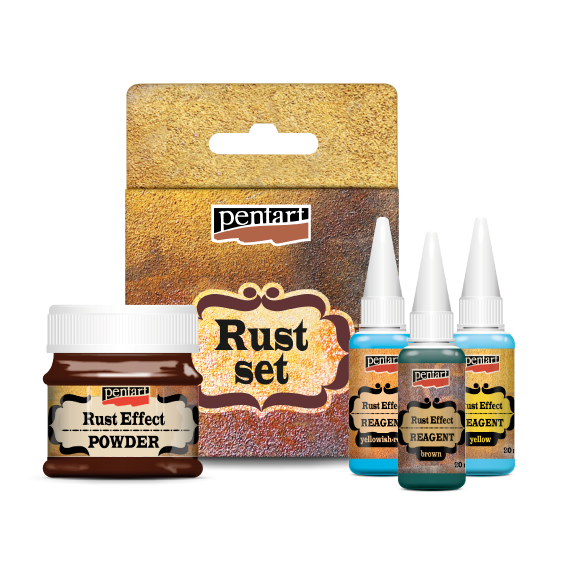 Rust Effect Set, 4 pc Natural Rust