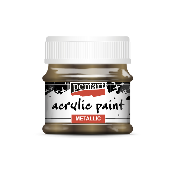 Acrylic paint metallic Sparkling Gold