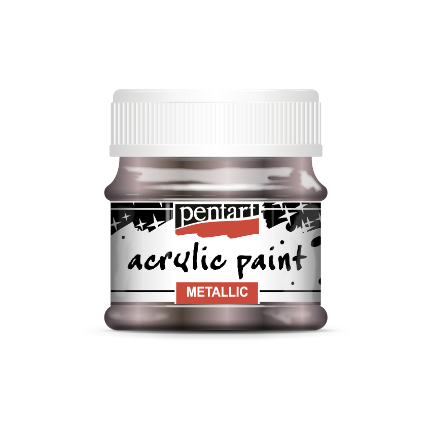 Acrylic paint metallic 50ml sparkling violet
