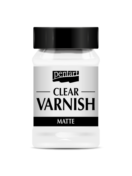 Clear varnish solvent-based matte 100 ml
