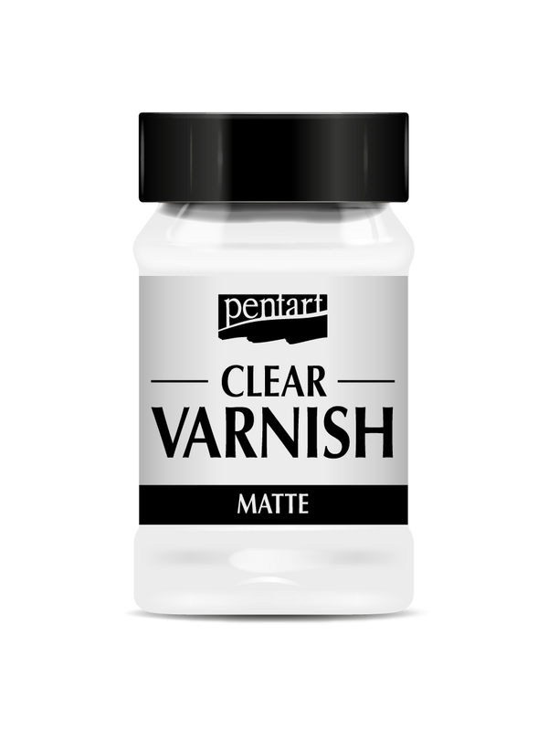 Clear varnish solvent-based matte 100 ml