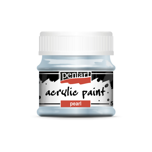 Acrylic paint pearl 50 ml blue