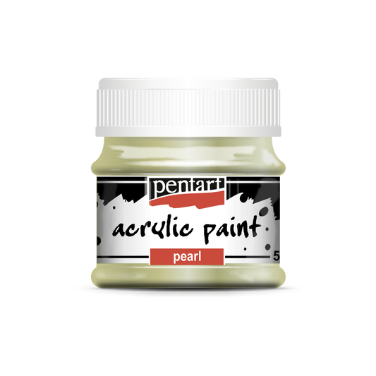 Acrylic paint pearl 50 ml green