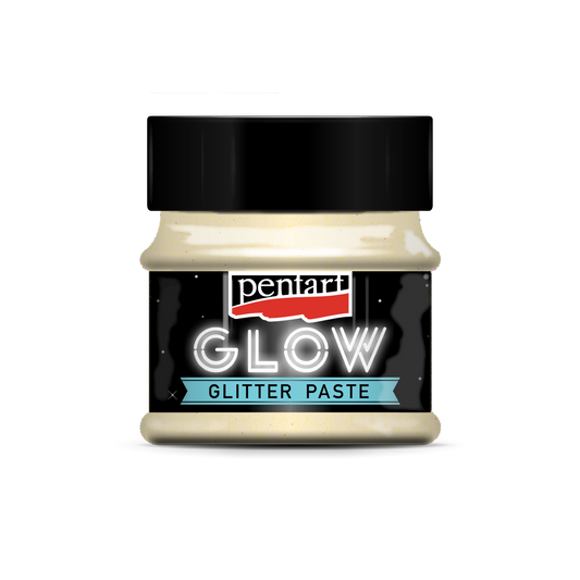 Pentart Glow glitter gel 50 ml gold