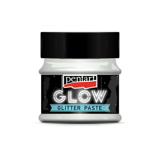 Pentart Glow glitter gel 50 ml rainbow green