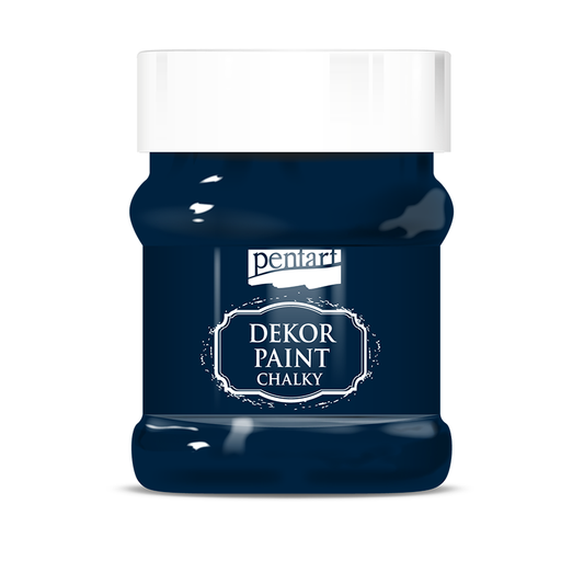 Dekor paint chalky 230 ml navy blue