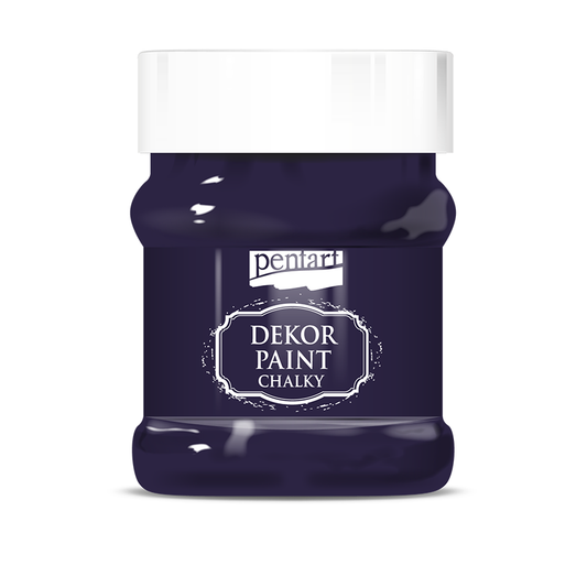 Dekor paint chalky 230 ml eggplant
