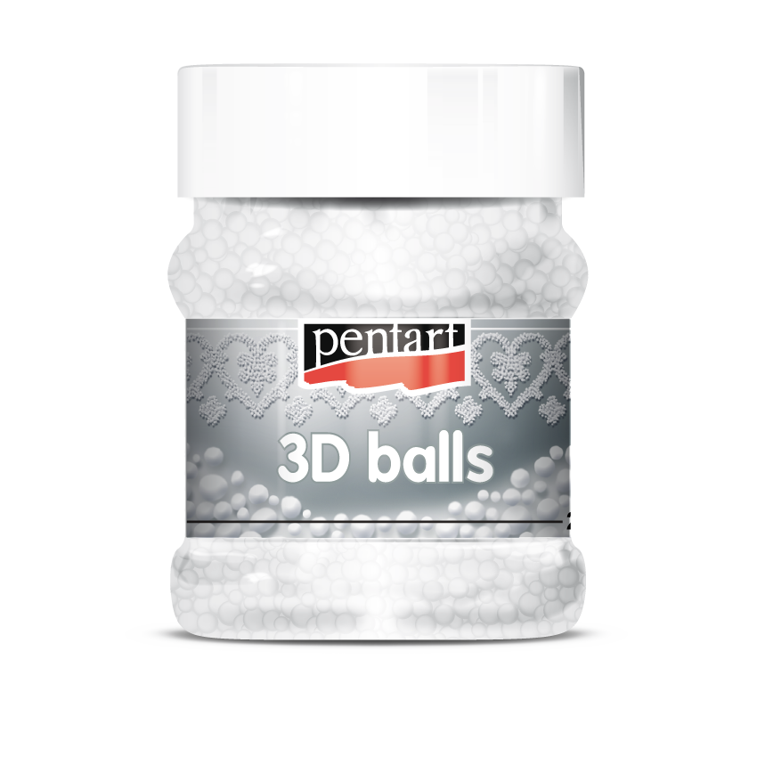3D balls, small, 230 ml