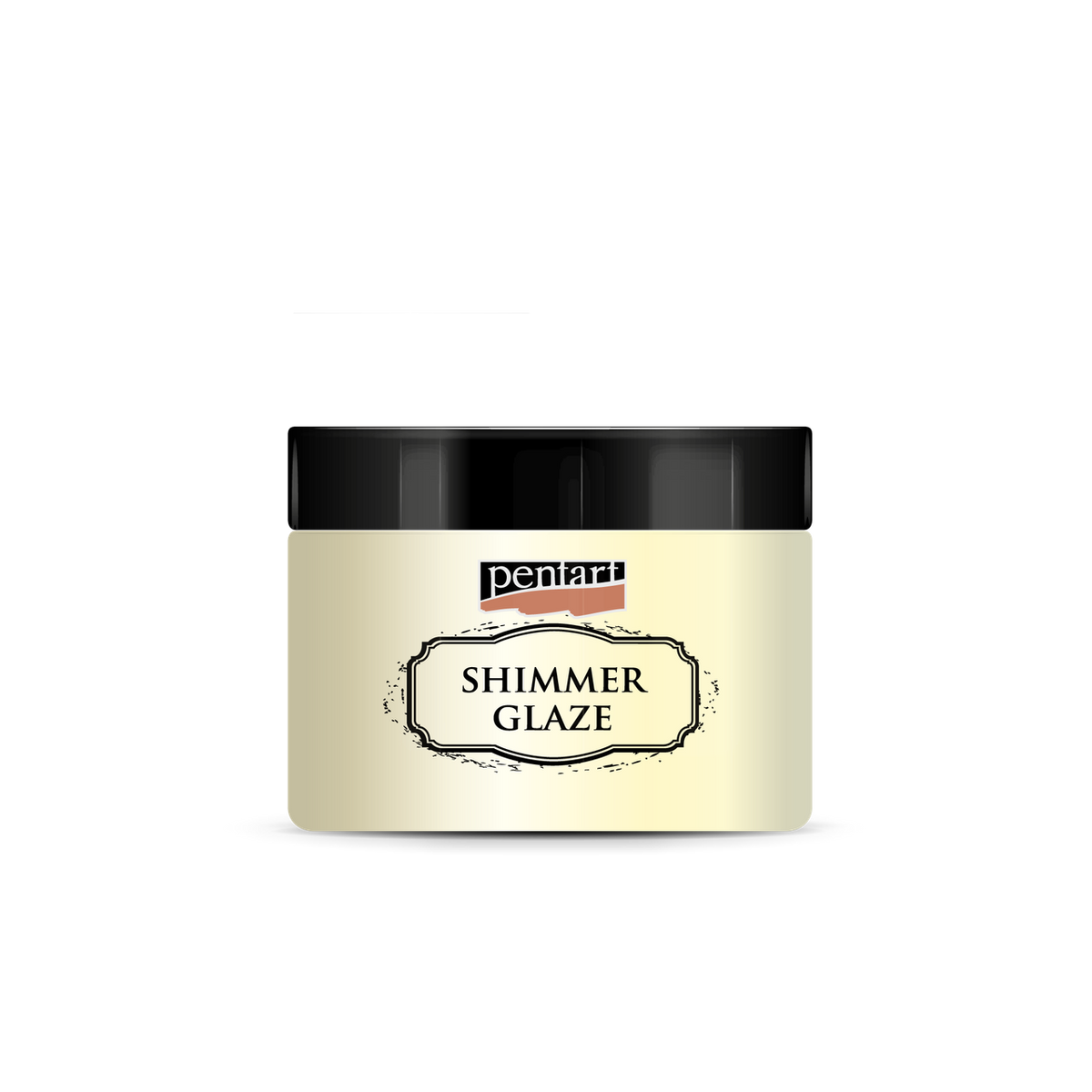 Pentart Shimmer glaze 150 ml pearl white