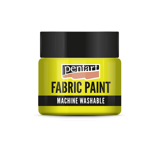 Fabric paint neon 30 ml yellow