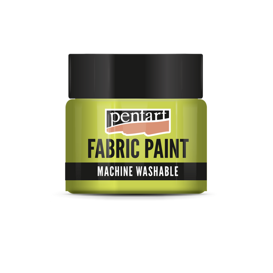 Fabric paint glow in the dark 30 ml yellow