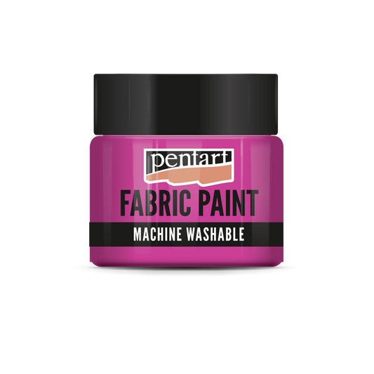 Fabric paint glow in the dark 30 ml pink