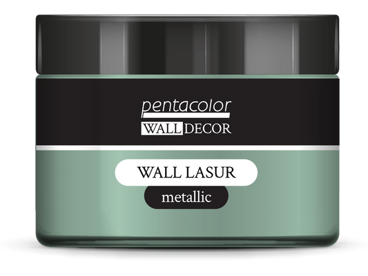 Pentart Wall Lasur metallic 150 ml green-silver
