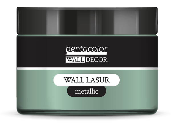 Pentart Wall Lasur metallic 150 ml green-silver
