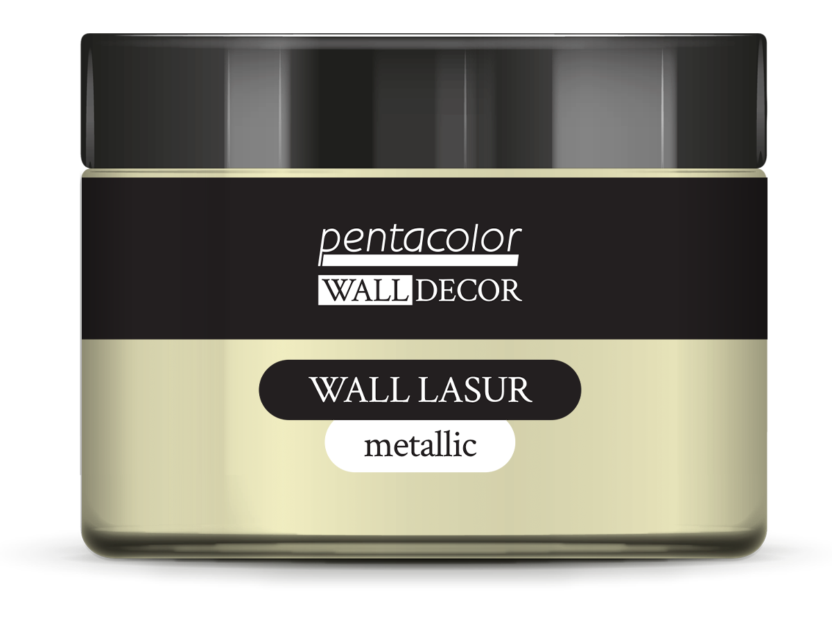 Pentart Wall Lasur metallic 150 ml pearl white