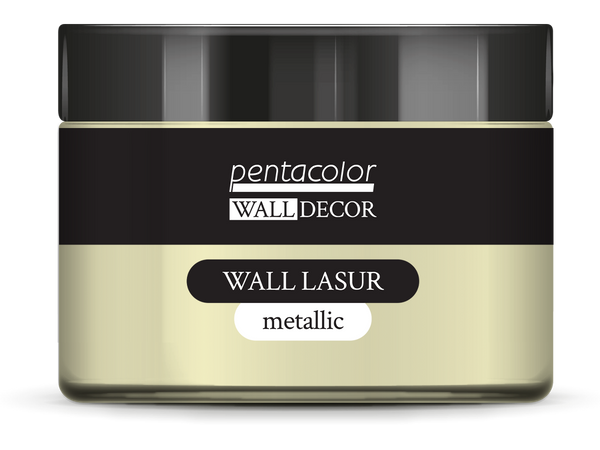 Pentart Wall Lasur metallic 150 ml pearl white