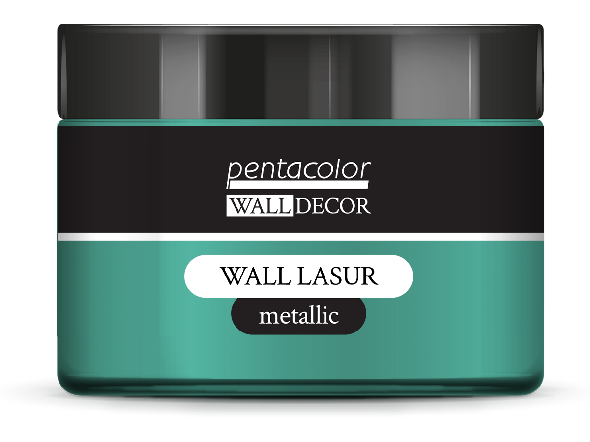 Pentart Wall Lasur metallic 150 ml blue-gold