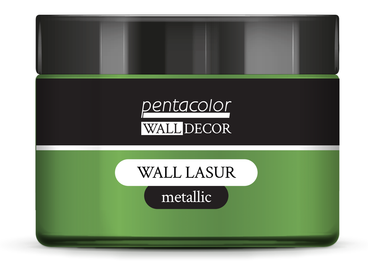 Pentart Wall Lasur metallic 150 ml green-gold