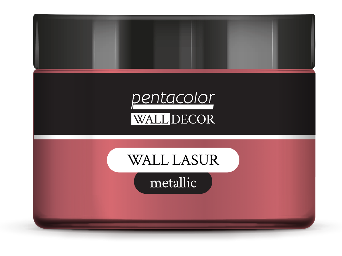 Pentart Wall Lasur metallic 150 ml pearl rose