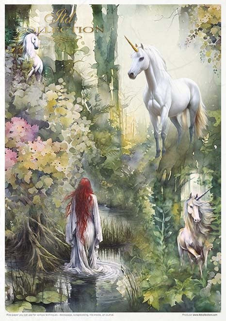 ITD Collection Rice paper Pack Mysterious Creatures