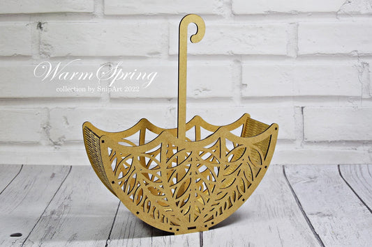 Snipart Warm Spring - HDF Basket - Umbrella