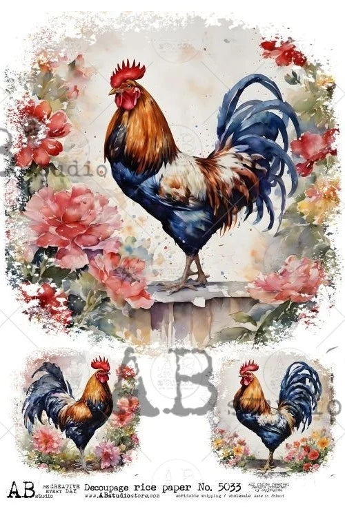 Decoupage rice paper A4 ID-5033