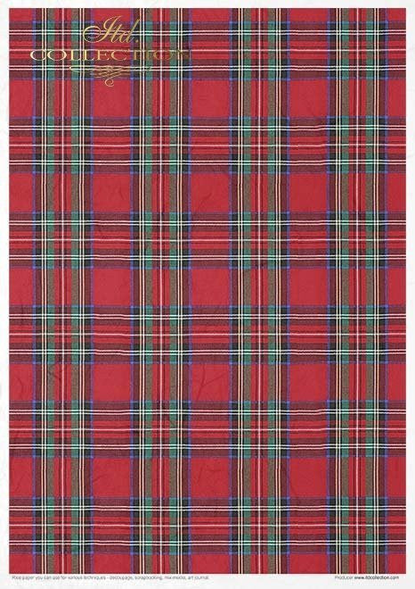 ITD Collection Rice Paper Pack of 11 Wonderful Christmas Time