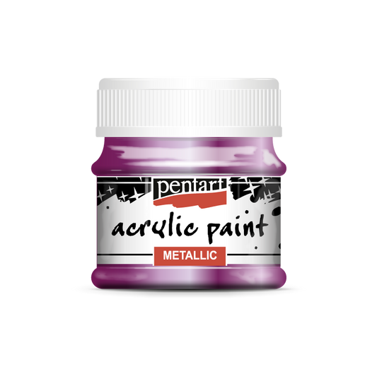 Acrylic paint metallic 50 ml light lilac
